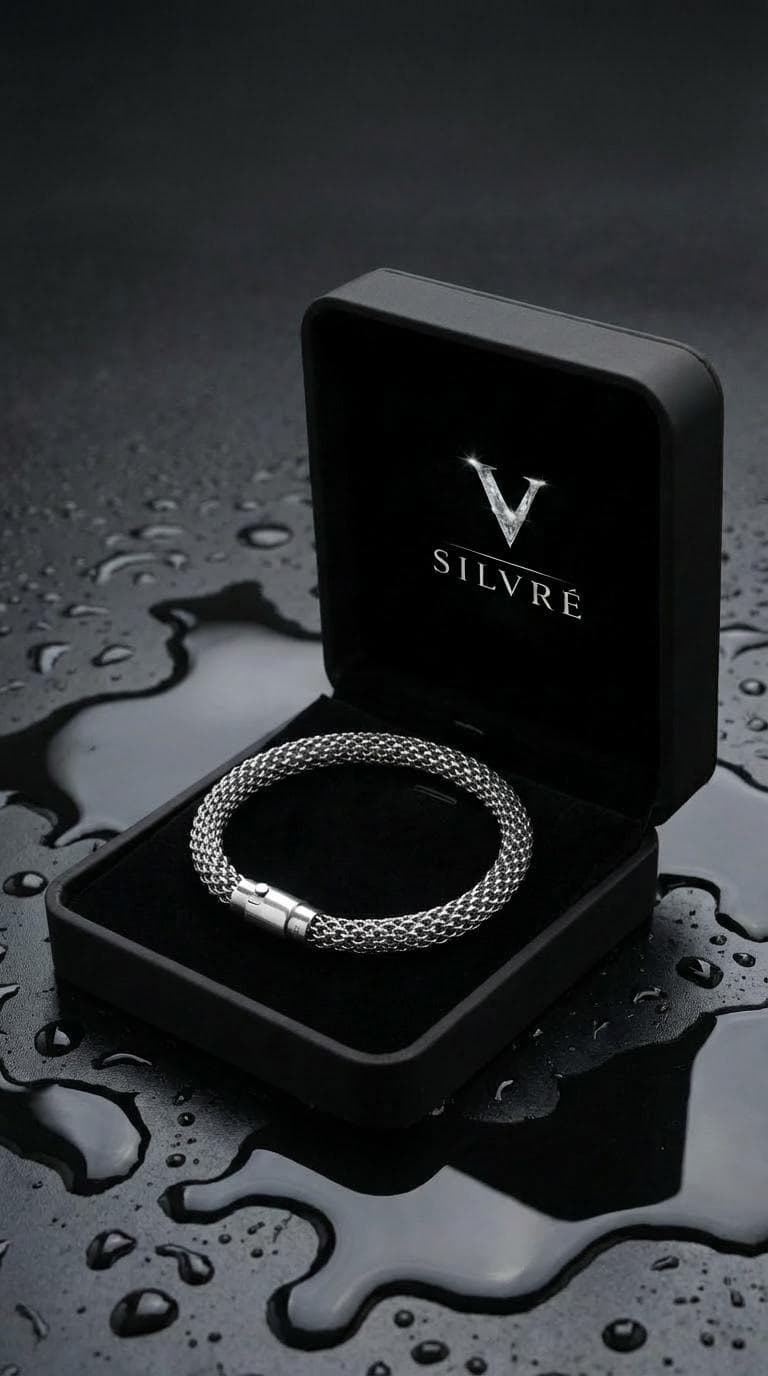 SLVR-BLK-041 görsel 2 - Silvre gümüş gümüş bileklikler